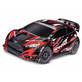 Traxxas Ford Fiesta ST Rally BL-2S 4X4 1/10 - Rood