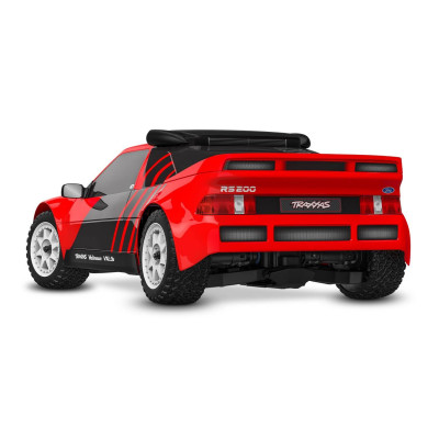 Traxxas Mini Rally VXL Ford RS200 4X4 Brushless 100% RTR - Red