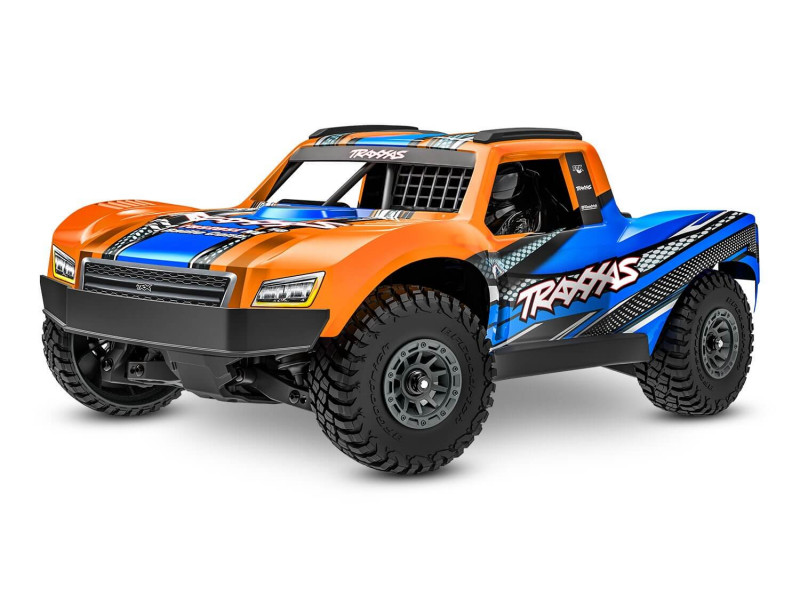Traxxas Mini Slash 4X4 BL-2S Brushless Short Course Truck 100% RTR - Orange