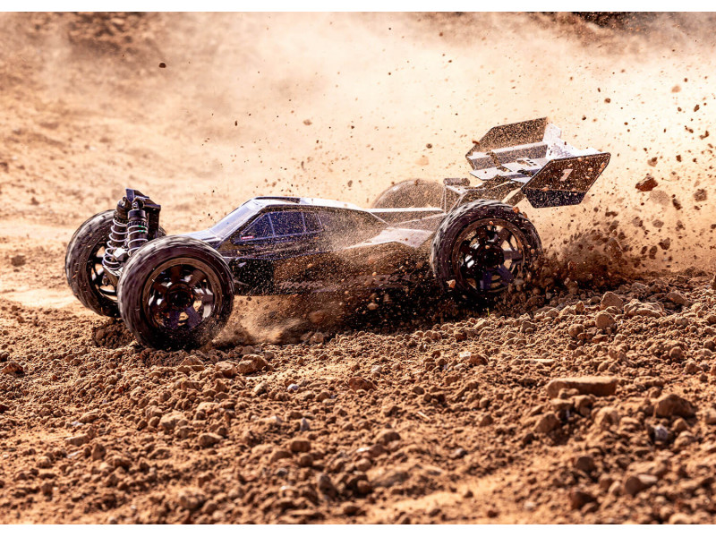 Traxxas Jato 4X4 BL-2S Brushless Buggy 1/8 RTR - Zwart