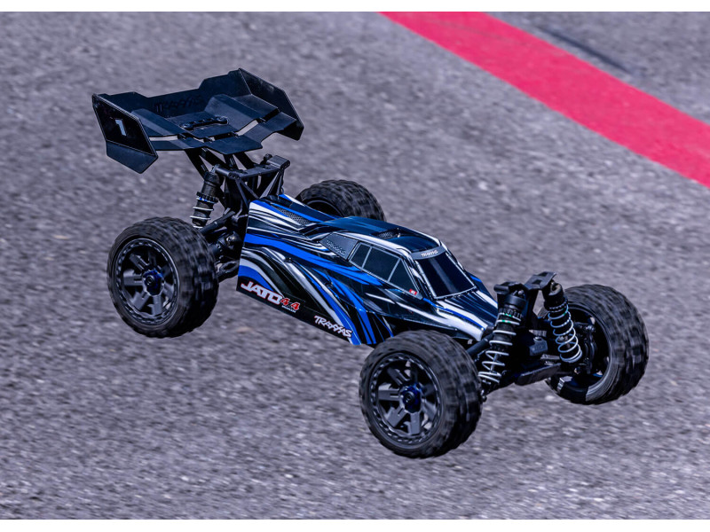 Traxxas Jato 4X4 BL-2S Brushless Buggy 1/8 RTR - Blauw