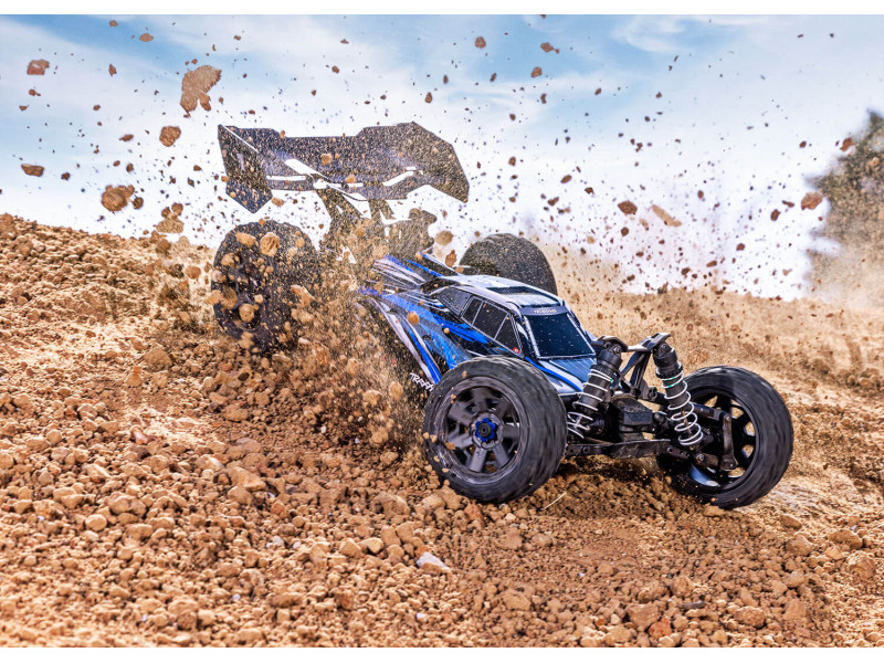 Traxxas Jato 4X4 BL-2S Brushless Buggy 1/8 RTR - Blauw