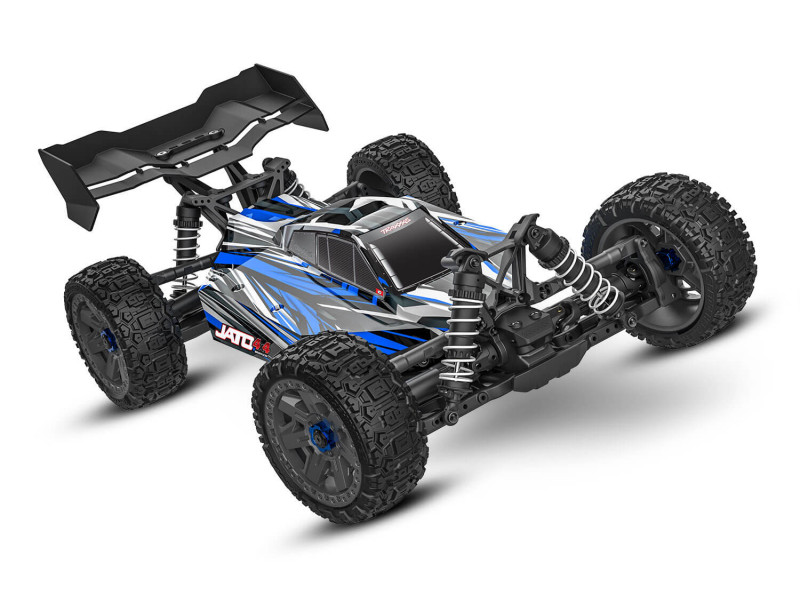 Traxxas Jato 4X4 BL-2S Brushless Buggy 1/8 RTR - Blauw