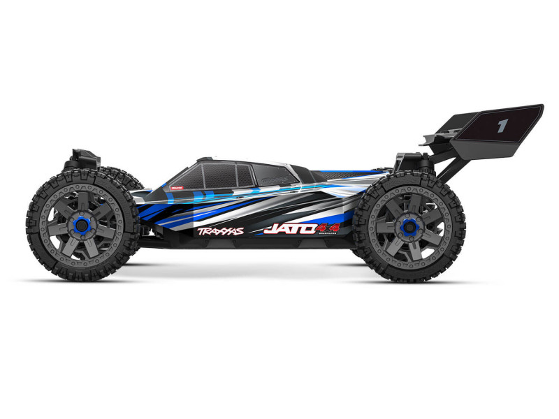 Traxxas Jato 4X4 BL-2S Brushless Buggy 1/8 RTR - Blauw