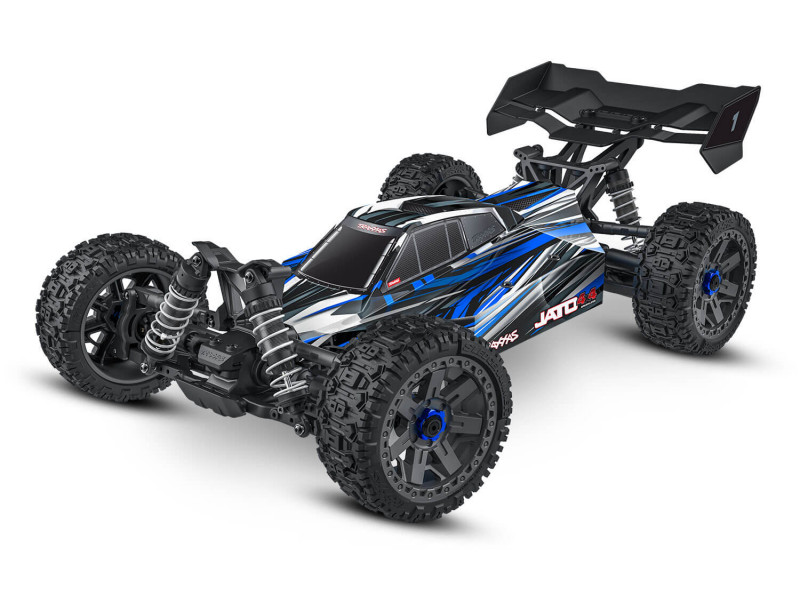 Traxxas Jato 4X4 BL-2S Brushless Buggy 1/8 RTR - Blauw