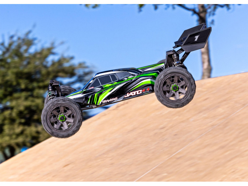 Traxxas Jato 4X4 BL-2S Brushless Buggy 1/8 RTR - Groen