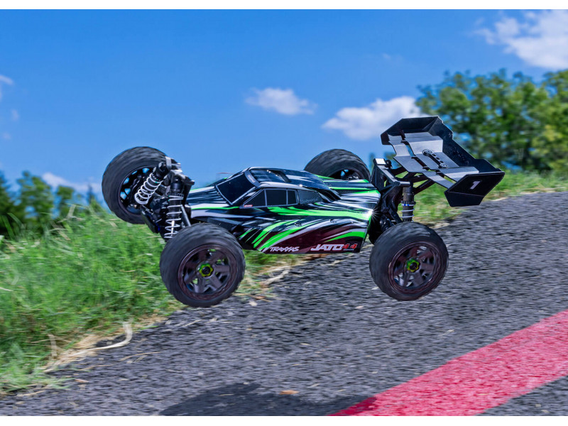 Traxxas Jato 4X4 BL-2S Brushless Buggy 1/8 RTR - Groen