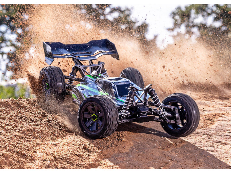 Traxxas Jato 4X4 BL-2S Brushless Buggy 1/8 RTR - Groen