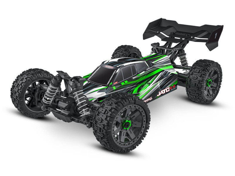 Traxxas Jato 4X4 BL-2S Brushless Buggy 1/8 RTR - Groen