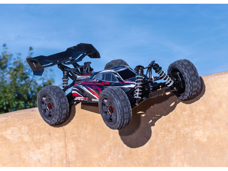 Traxxas Jato 4X4 BL-2S Brushless Buggy 1/8 RTR - Rood