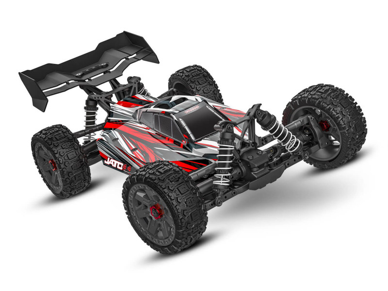 Traxxas Jato 4X4 BL-2S Brushless Buggy 1/8 RTR - Rood