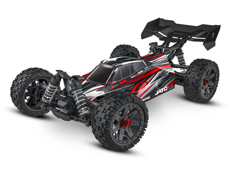 Traxxas Jato 4X4 BL-2S Brushless Buggy 1/8 RTR - Rood