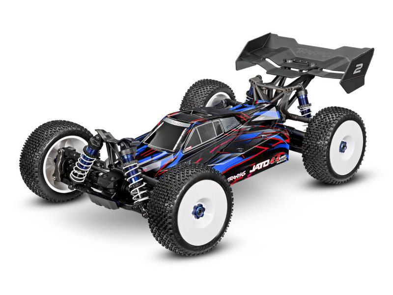 Traxxas Jato 4X4 VXL 4S Brushless Buggy 1/8 RTR - Blauw