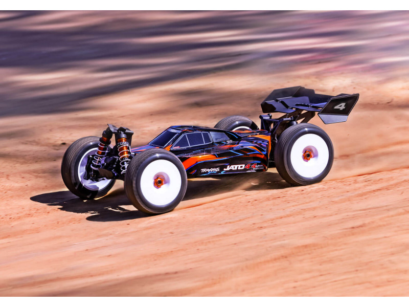 Traxxas Jato 4X4 VXL 4S Brushless Buggy 1/8 RTR - Oranje