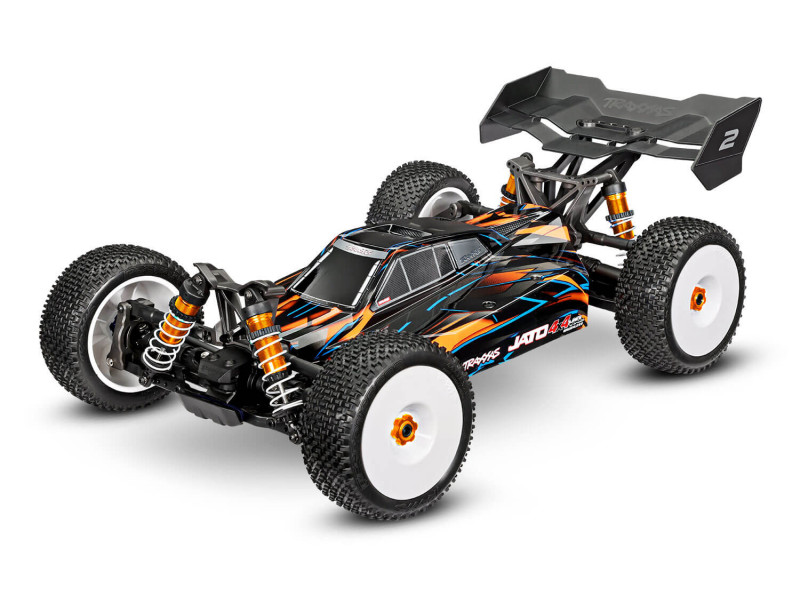 Traxxas Jato 4X4 VXL 4S Brushless Buggy 1/8 RTR - Oranje