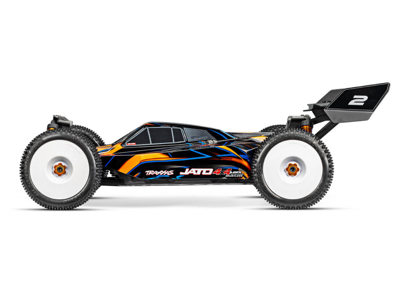 Traxxas Jato 4X4 VXL 4S Brushless Buggy 1/8 RTR - Oranje