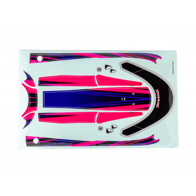 Traxxas Roze Hatch Stickerset voor Disruptor - TRX10699-PINK