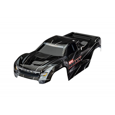 Traxxas Mini Maxx Body - Zwart - TRX10711