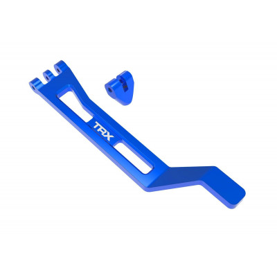 Traxxas Aluminium Accuhouder - Blauw - TRX10726