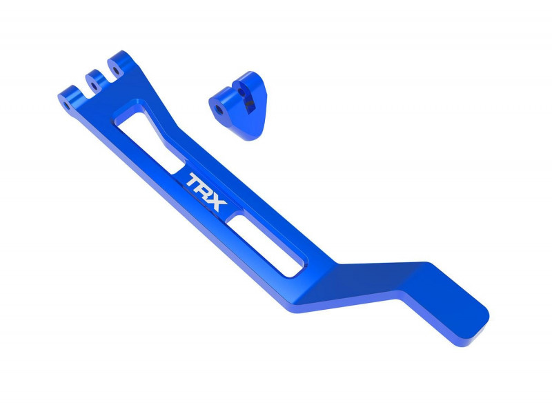 Traxxas Aluminium Accuhouder - Blauw - TRX10726