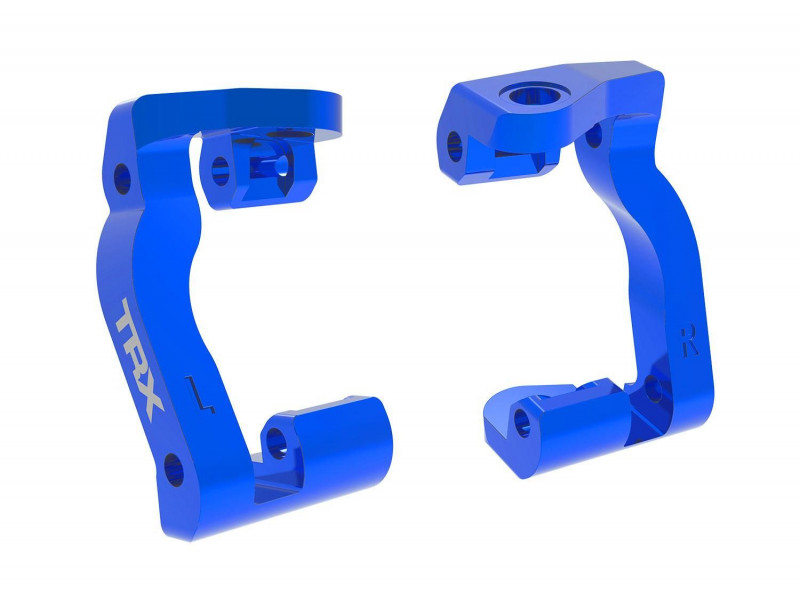 Traxxas Aluminium Casterblokken (C-hubs) 6061-T6 - Blauw - TRX10733