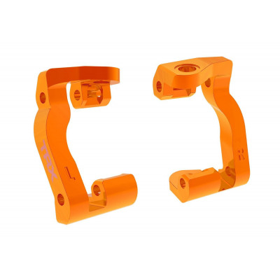 Traxxas Aluminium Casterblokken (C-hubs) 6061-T6 - Oranje - TRX10733