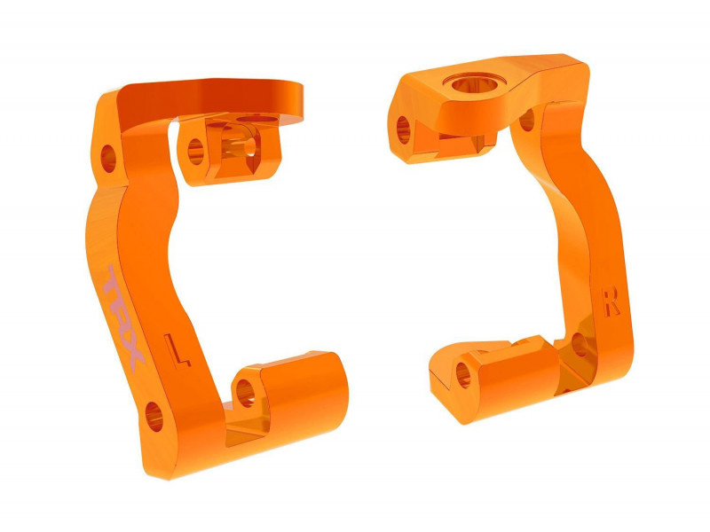 Traxxas Aluminium Casterblokken (C-hubs) 6061-T6 - Oranje - TRX10733