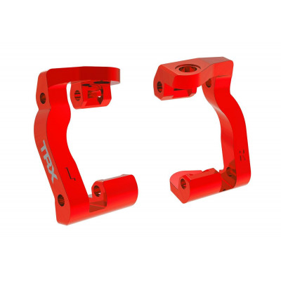 Traxxas Aluminium Casterblokken (C-hubs) 6061-T6 - Rood - TRX10733