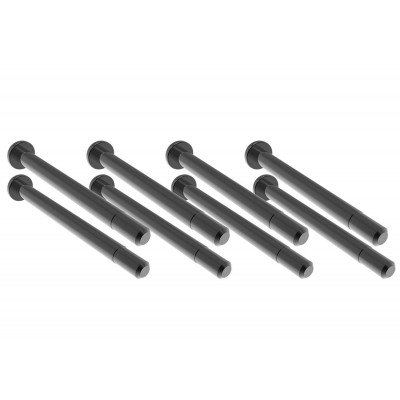 Traxxas Stalen Buitenste Ophangingspennen 3x34mm (4st), 3x37mm (4st) - TRX10740X