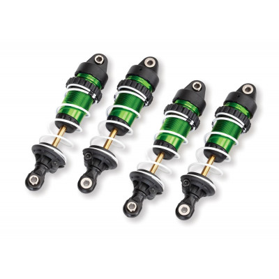 Traxxas Aluminium GTR Schokdempers (lang) 4 stuks - Groen - TRX10765