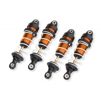 Traxxas Aluminium GTR Schokdempers (lang) 4 stuks - Oranje - TRX10765