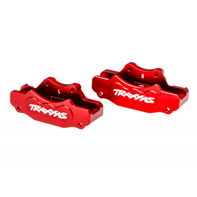 Traxxas Funco VXL Aluminum Brake Calipers (2pcs) - Red - TRX10951