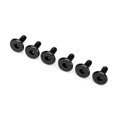 Traxxas Flat-Head Machine Screws 3x8mm 6 pcs - TRX2627