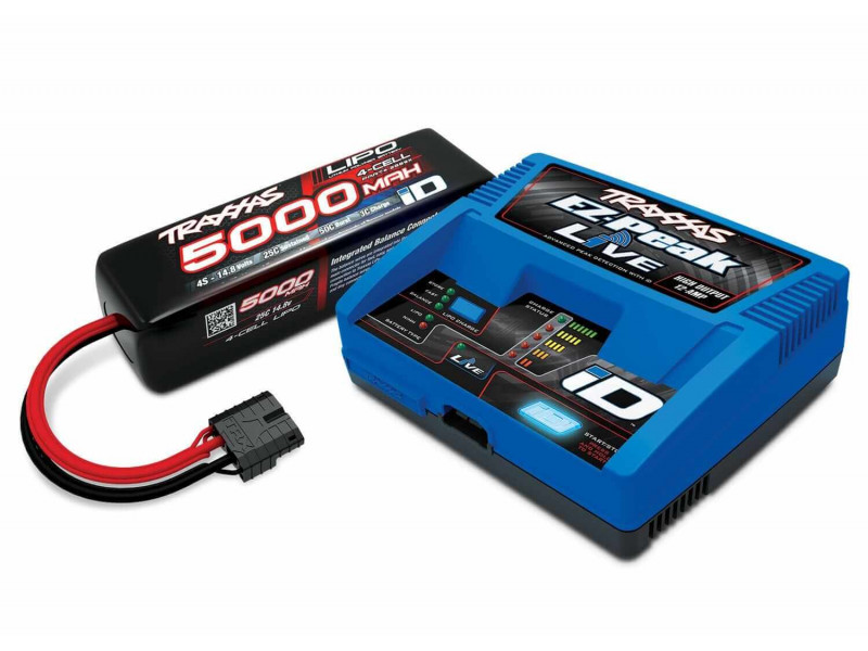 Traxxas Batterij/Charger Completer Pack 4S LiPO 5000mAh - TRX2996X 