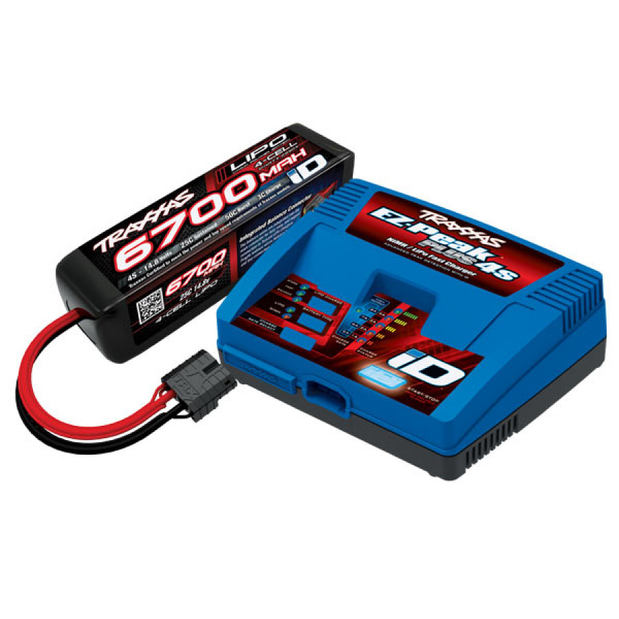 Traxxas Completer Pack 4S LiPo met iD Lader - TRX2998