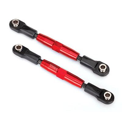 Traxxas Aluminium Spoorstang Voor 83mm (2stks) - Rood - TRX-3643R