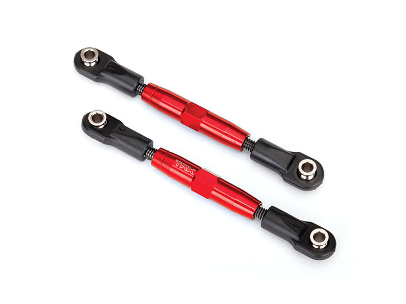 Traxxas Aluminium Spoorstang Voor 83mm (2stks) - Rood - TRX-3643R