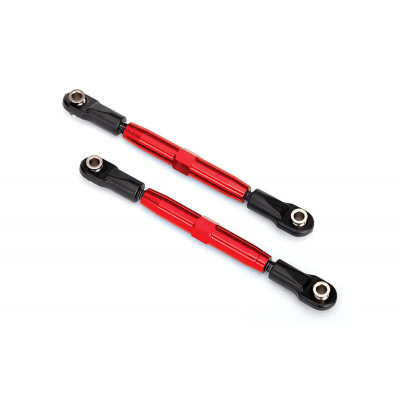 Traxxas Aluminium Spoorstang Achter 73mm (2st.) - Rood - TRX3644R