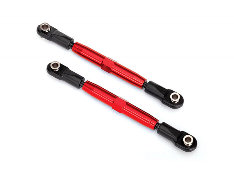 Traxxas Aluminium Spoorstang Achter 73mm (2st.) - Rood - TRX3644R