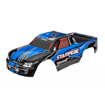 Traxxas Blauwe Body voor Stampede en Stampede VXL - TRX3651X