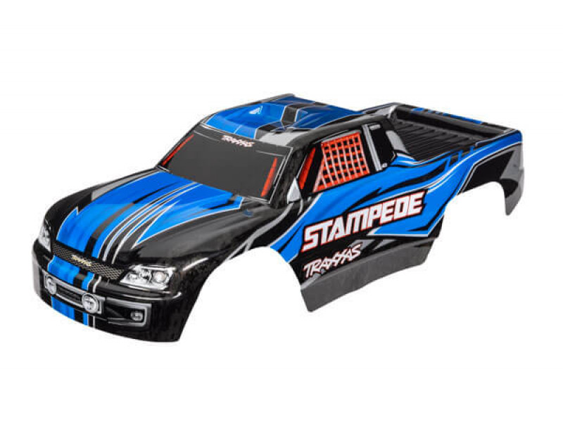 Traxxas Blauwe Body voor Stampede en Stampede VXL - TRX3651X