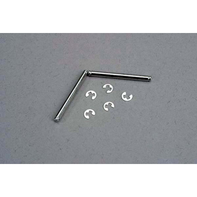 Traxxas Ophangpennen, 2,5x31,5 mm (kingpins) met E-clips (2) - TRX3740