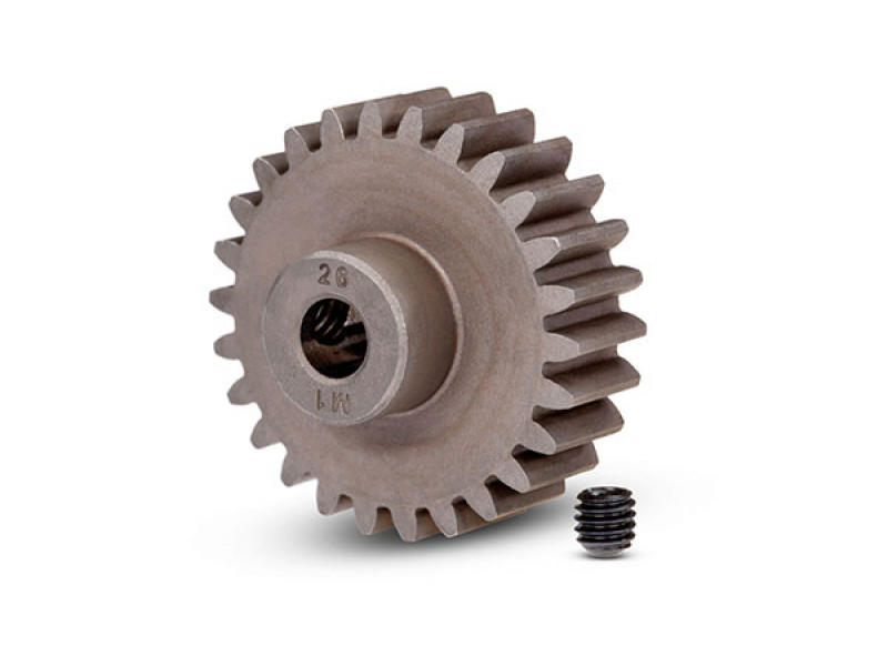 Gear, 26-T pinion (1.0 metric pitch) (fits 5mm shaft)/ set screw