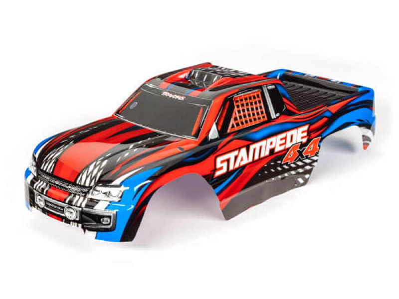Traxxas Body Stampede 4X4 in Rood - TRX6729R