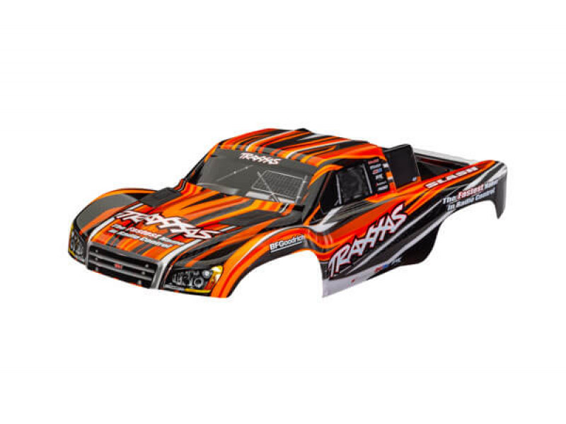 Traxxas Clipless Oranje Body voor Slash 4X4, VXL & 2WD - TRX6910-ORNG