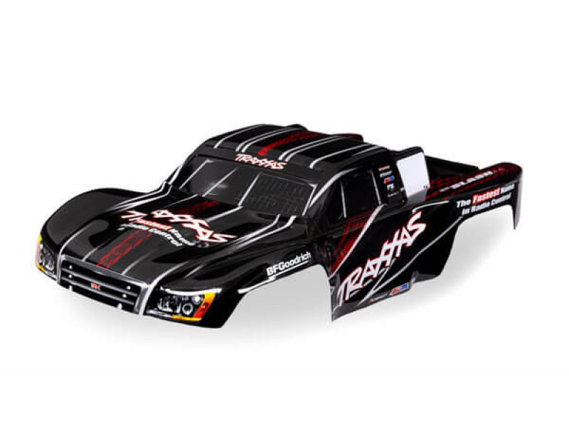 Traxxas 1/16 Slash 4X4 Zwarte Body - TRX7027-BLK