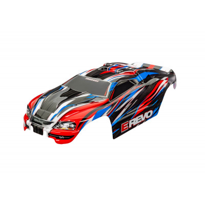 Traxxas 1/16 E-Revo Red & Blue Body - TRX7115-RBLU