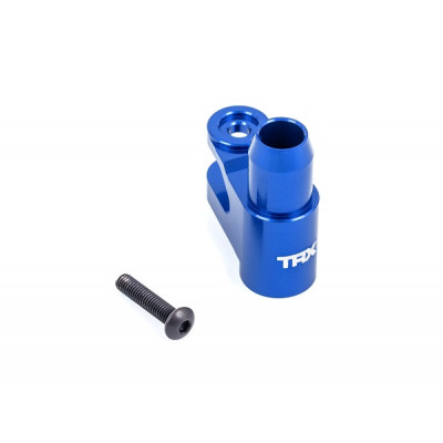 Traxxas Servo horn, steering, 6061-T6 aluminum (blue-anodized)
