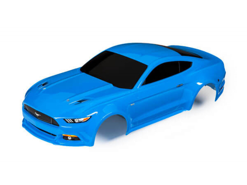 Traxxas Grabber Blue Body Ford Mustang for 4-Tec -TRX8312A