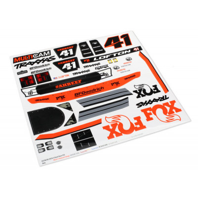 Traxxas Stickervel, UDR, Fox edition - TRX8515 